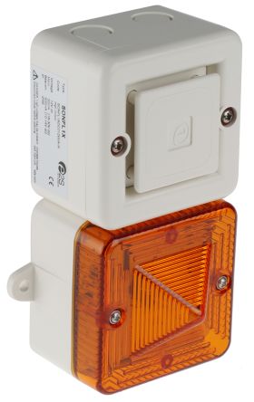 E2s SONFL1X-HO Xenon Blitz-Licht Alarm-Leuchtmelder Orange, 12 V Dc