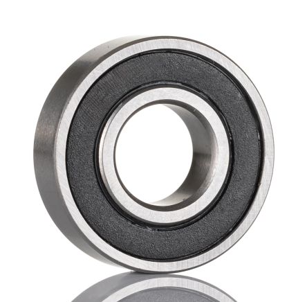 RS PRO 6803-2RS Single Row Deep Groove Ball Bearing- Both Sides Sealed End Type, 17mm I.D, 26mm O.D