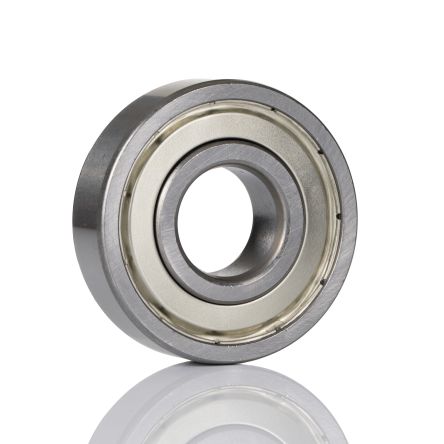 RS PRO 6004-2Z Single Row Deep Groove Ball Bearing- Both Sides Shielded End Type, 20mm I.D, 42mm O.D