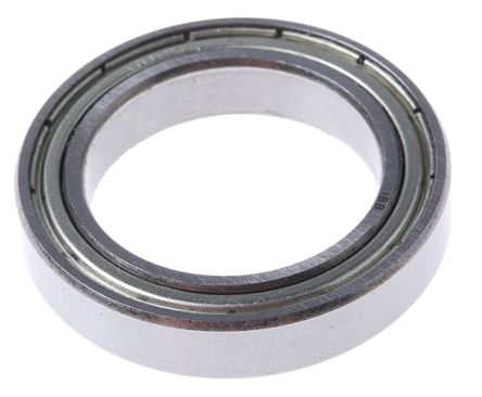 RS PRO 6805-2Z Single Row Deep Groove Ball Bearing- Both Sides Shielded End Type, 25mm I.D, 37mm O.D
