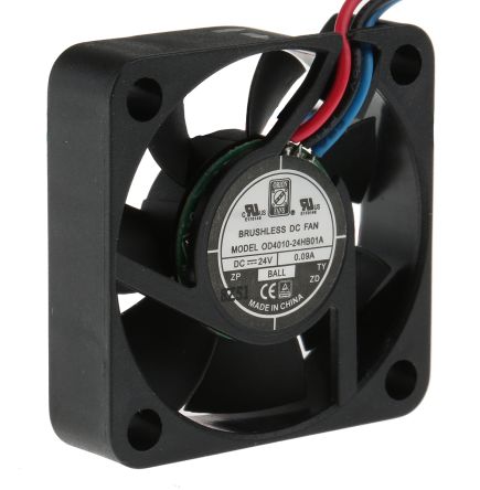 Rs Pro 24 V Dc Dc Axial Fan 40 X 40 X 10mm 11 9m H 2 16w