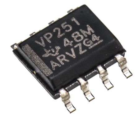 Texas Instruments CAN-Transceiver, 1Mbit/s 1 Transceiver ISO 11898, Shutdown, Standby 65 MA, SOIC 8-Pin