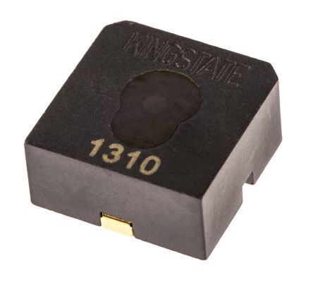 RS PRO 83dB SMD Continuous Internal Buzzer, 16.9 X 16.9 X 7.8mm, 3V Dc Min, 20V Dc Max
