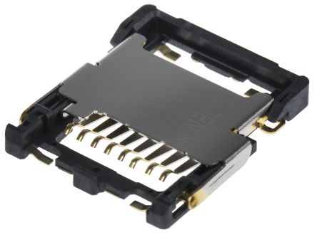 JAE MicroSD Speicherkarten-Steckverbinder Stecker, 8-polig / 1-reihig, Raster 1.1mm