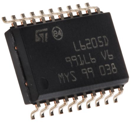 STMicroelectronics L6205D, Brushed Motor Driver IC, 52 V 2.8A 20-Pin, SOIC