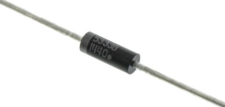 Onsemi Diode Zener ON Semiconductor, 3.3V, Traversant, Dissip. ≤ 5 W DO-15