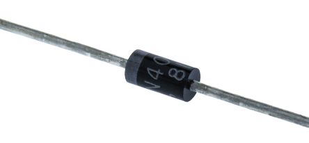 Vishay 1N4006 THT Diode, 800V / 1A, 2-Pin DO-204AL