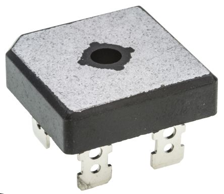 Vishay Brückengleichrichter, 1-phasig 15A 400V Schraubmontage 1.1V GBPC 4-Pin 5μA Siliziumverbindung