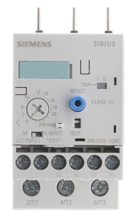 Siemens Overload Chart