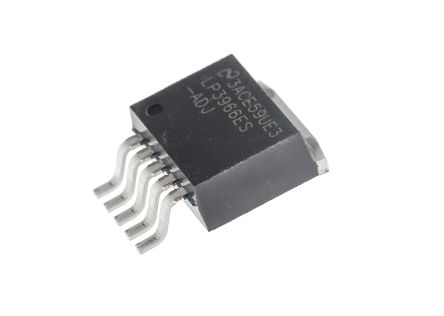 Texas Instruments LP3966ES-ADJ/NOPB, 1 Linear Voltage, Voltage Regulator 3A, 1.2 → 5 V 5-Pin, D2PAK (TO-263)