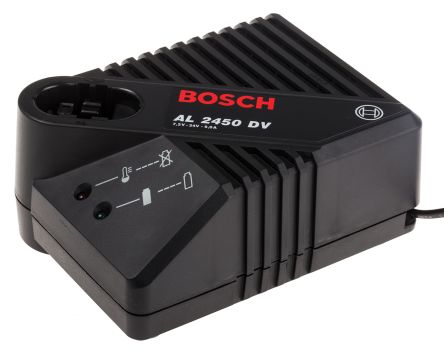 Bosch Cargador Para Herramienta Eléctrica AL 2450 DV Para Batería NiCd; NiMH, 7.2 V, 14.4 V, Euroconector