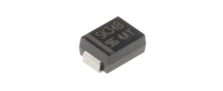 Taiwan Semiconductor Diodo, SK34B R4, Rectificador Schottky, 3A, 40V Schottky, DO-214AA (SMB), 2-Pines