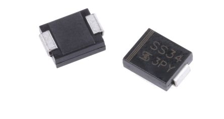 Taiwan Semiconductor Taiwan Semi 40V 3A, Schottky Diode, 2-Pin DO-214AB SS34