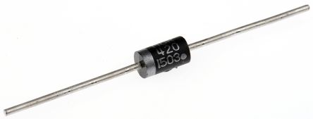 Onsemi THT Diode, 200V / 4A, 2-Pin DO-201AD