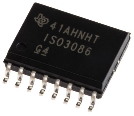 Texas Instruments ISO3086DW, SOIC 16 Pines