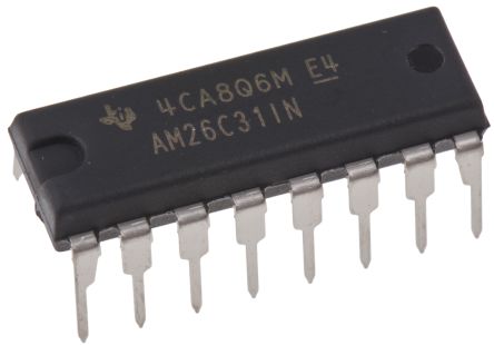 Texas Instruments AM26C31IN, PDIP 16 Pines