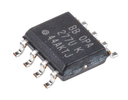 Texas Instruments OPA277U, Precision, Op Amp, 1MHz, 8-Pin SOIC