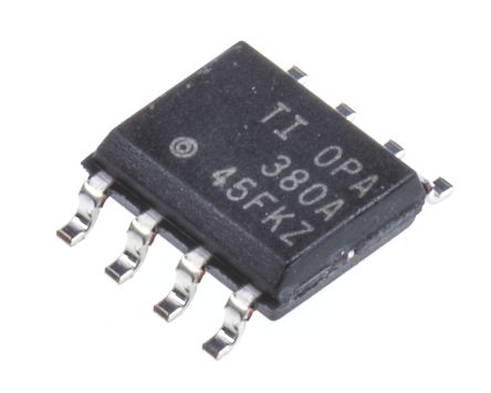 Texas Instruments Amplificateur D'adaptation D'impédance OPA380AID, 3 V, 5 V 90MHz SOIC 8 Broches