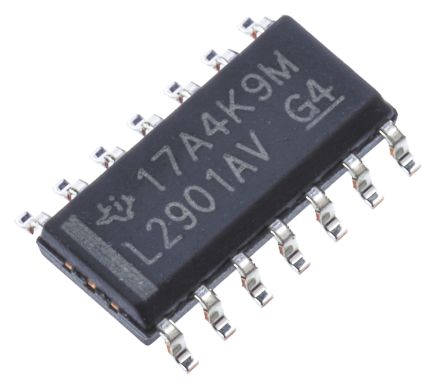 Texas Instruments Komparator LM2901AVQDRG4, Open Collector 1.3μs 4-Kanal SOIC 14-Pin 3 → 28 V