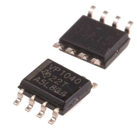 Texas Instruments Ricetrasmettitore CAN SN65HVD1040D, 1MBPS, Standard ISO 11898, SOIC 8 Pin