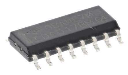 Texas Instruments Zähler 5-Bit Zähler, Divider Aufwärtszähler SMD Dekade 16-Pin SOIC 1