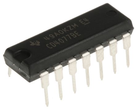 Texas Instruments Logikgatter, 4-Elem., XNOR, 4000, 4.2mA, 14-Pin, PDIP, 2