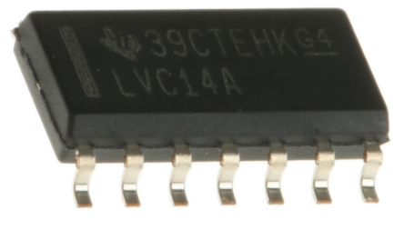 Texas Instruments CMOS-Inverter Schmitt-Trigger Hex 6.2 Ns @ 3.3 V, 7.3 Ns @ 2.7 V, SOIC