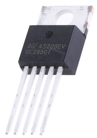 Texas Instruments Driver Gate MOSFET UC2950T, CMOS, TTL, 4 A, 35V, TO-220, 5-Pin