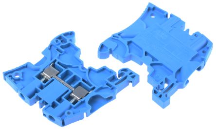Entrelec ZS4 Reihenklemme Zweifach Blau, 4mm², 1 KV Ac / 32A
