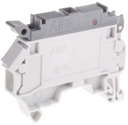 Entrelec SNK Reihenklemme Mit Sicherungshalter Grau, 1.5mm², 250 V / 6.3A, Schraubanschluss