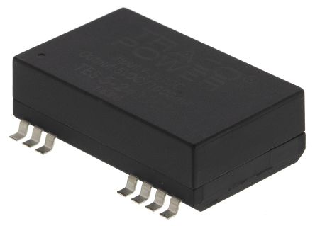 TRACOPOWER TES 5WI DC/DC-Wandler 5W 24 V Dc IN, 5V Dc OUT / 1A 1.5kV Dc Isoliert