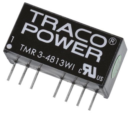 TRACOPOWER TMR 3WI DC/DC-Wandler 3W 48 V Dc IN, 15V Dc OUT / 200mA 1.5kV Dc Isoliert