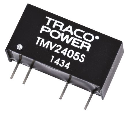 TRACOPOWER TMV DC/DC-Wandler 1W 24 V Dc IN, 5V Dc OUT / 200mA 3kV Dc Isoliert