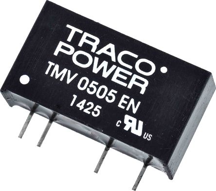 TRACOPOWER TMV EN DC/DC-Wandler 1W 5 V Dc IN, 5V Dc OUT / 200mA 3kV Dc Isoliert
