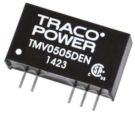 TRACOPOWER TMV EN DC/DC-Wandler 1W 5 V Dc IN, 5V Dc OUT / 200mA 6kV Dc Isoliert
