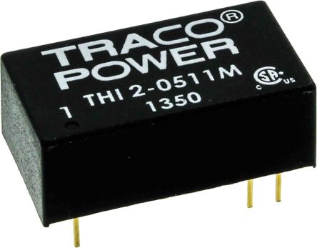 TRACOPOWER THI 2M DC/DC-Wandler 2W 5 V Dc IN, 5V Dc OUT / 400mA 4kV Dc Isoliert