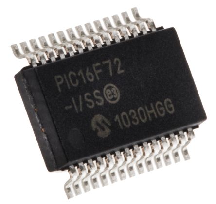Microchip Mikrocontroller PIC16F PIC 8bit SMD 2000 X 14 Wörter SSOP 28-Pin 20MHz 128 B RAM