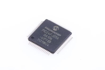 Microchip Mikrocontroller PIC24FJ PIC 16bit SMD 256 KB TQFP 64-Pin 32MHz 16 KB RAM