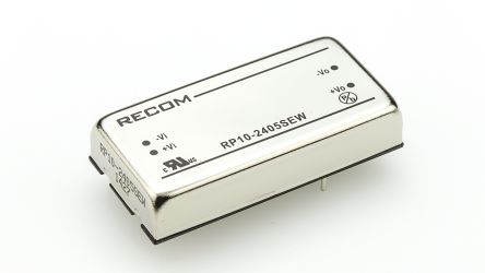 Recom RP10 EW DC/DC-Wandler 10W 24 V Dc IN, 5V Dc OUT / 2A 1.6kV Dc Isoliert