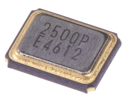 Epson 25MHz Quarz, Oberflächenmontage, ±50ppm, 12pF, B. 2.5mm, H. 0.7mm, L. 3.2mm, SMD, 4-Pin