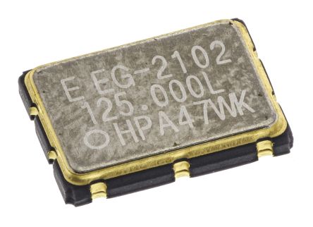 Epson Oscillateur 125MHz 7 X 5 X 1.2mm, CMS Type XO