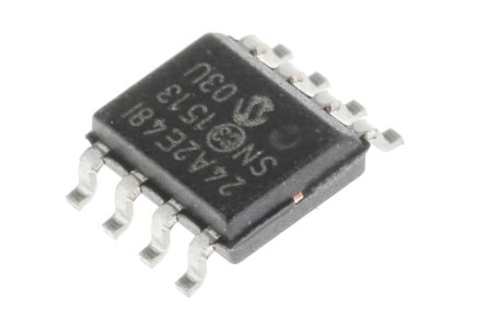 Microchip 2kbit Serieller EEPROM-Speicher, Seriell-I2C Interface, SOIC, 900ns SMD 256 X 8 Bit, 256 X 8-Pin 8bit,