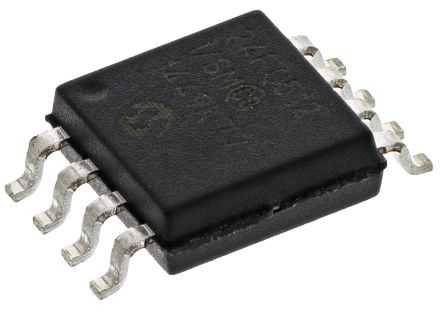 Microchip Memoria EEPROM Serie 24FC512-I/SM, 512kbit, 64k X, 8bit, Serie I2C, 900ns, 1,7 → 5,5 V, 8 Pines SOIJ