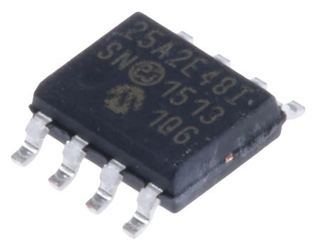 Microchip 2kbit Serieller EEPROM-Speicher, Seriell-SPI Interface, SOIC, 50ns SMD 256 X 8 Bit, 256 X 8-Pin 8bit, 1,8