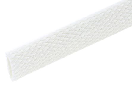 RS PRO 玻璃纤维电缆套管, 原色, 10mm直径, 5m长