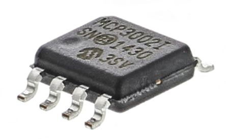 Microchip 10-Bit ADC MCP3002-I/SN Dual, 200ksps SOIC, 8-Pin