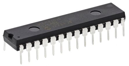Microchip 16通道I/O扩展器, I2C接口, SPDIP封装, 通孔安装