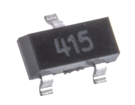 DiodesZetex FMMT415TD SMD, NPN Transistor 100 V / 500 MA 40 MHz, SOT-23 3-Pin