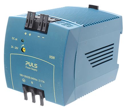 PULS MiniLine MLY Switch-Mode DIN-Schienen Netzteil 95W, 220 → 240V Ac, 24V Dc / 3.9A