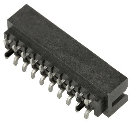 Molex Milli-Grid Series Straight Surface Mount PCB Header, 20 Contact(s), 2.0mm Pitch, 2 Row(s), Shrouded